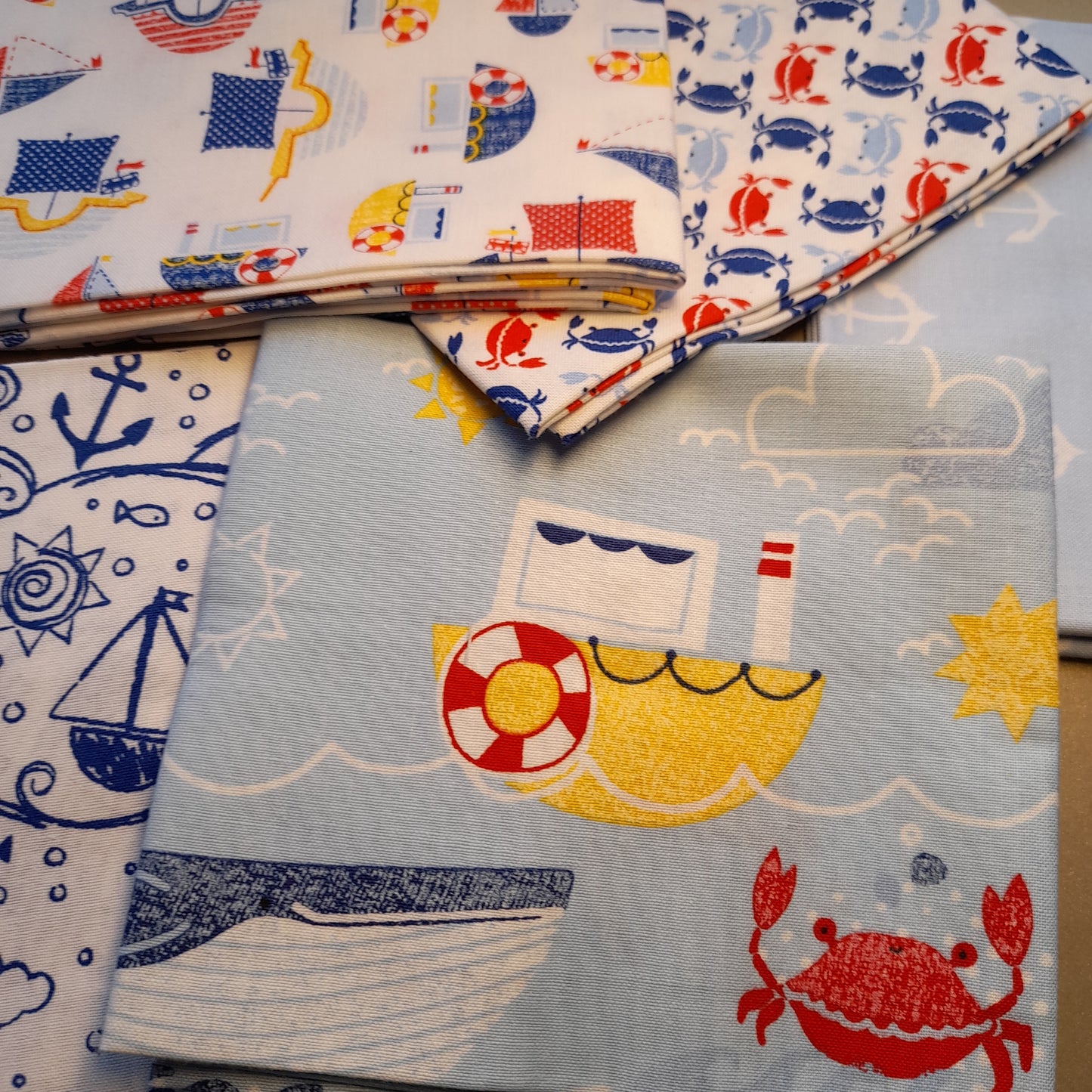 Fat Quarters : Nautical Friends .