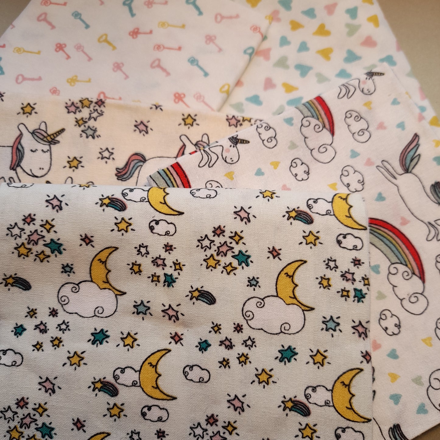 Fat Quarters : Magical Unicorn .