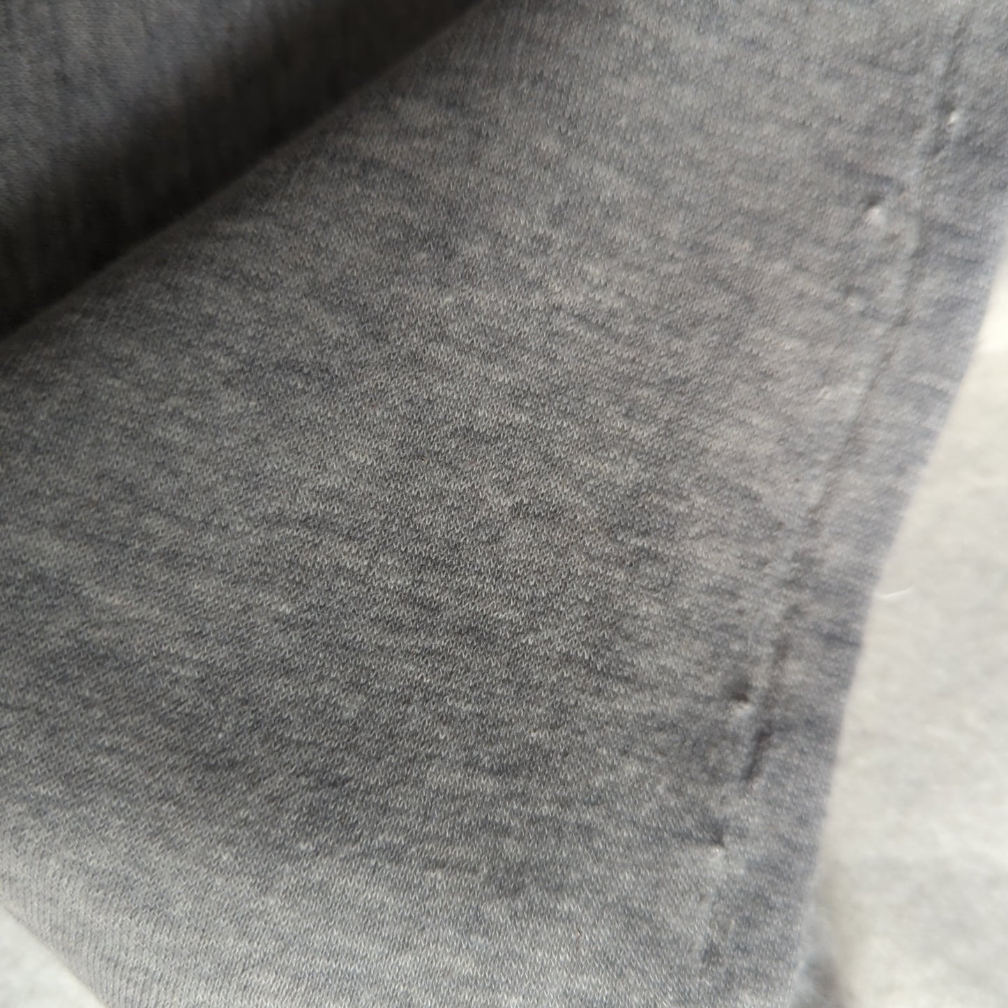 Light grey sweatshirt cotton fleece . Price is for a 2m piece .