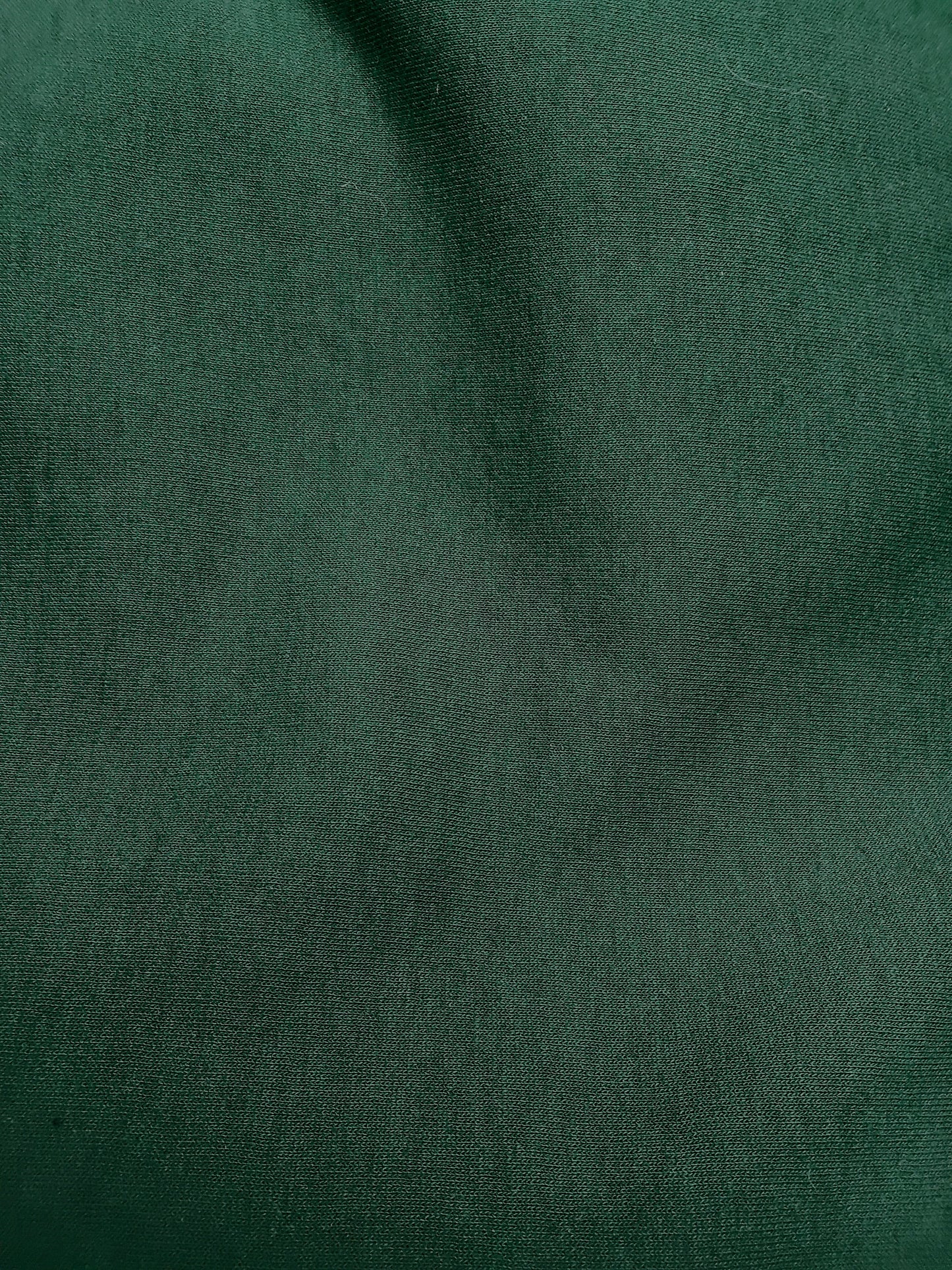 Plain cotton jersey knit - Bottle Green , price is for a 2m piece .