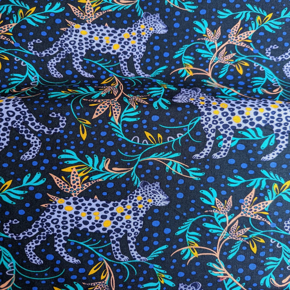 Tropical Leopard in Jungle