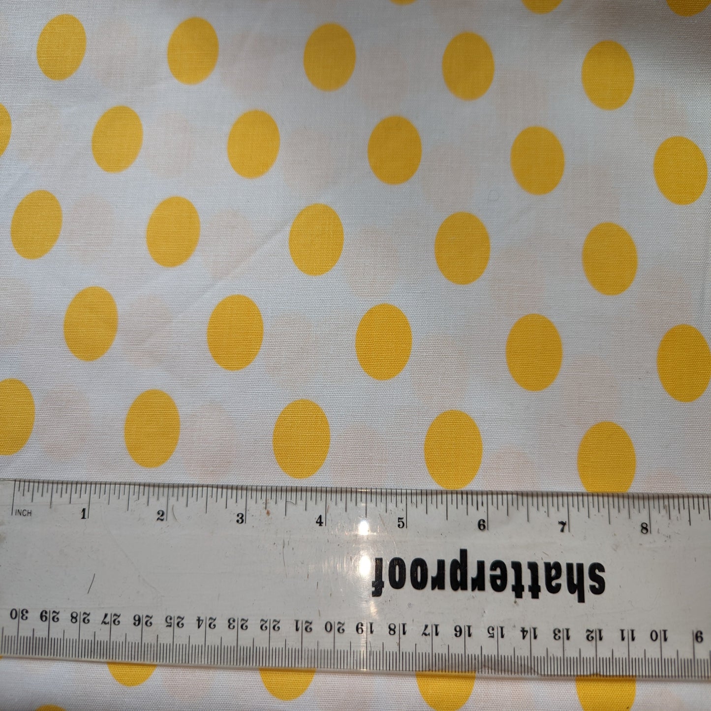 Riley Blake - Large Yellow Spot