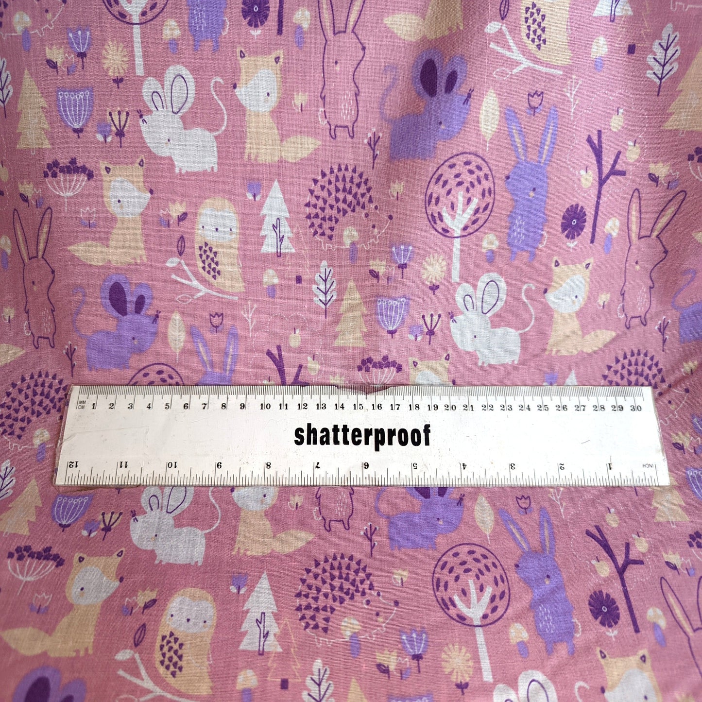 Pink Woodland Animals