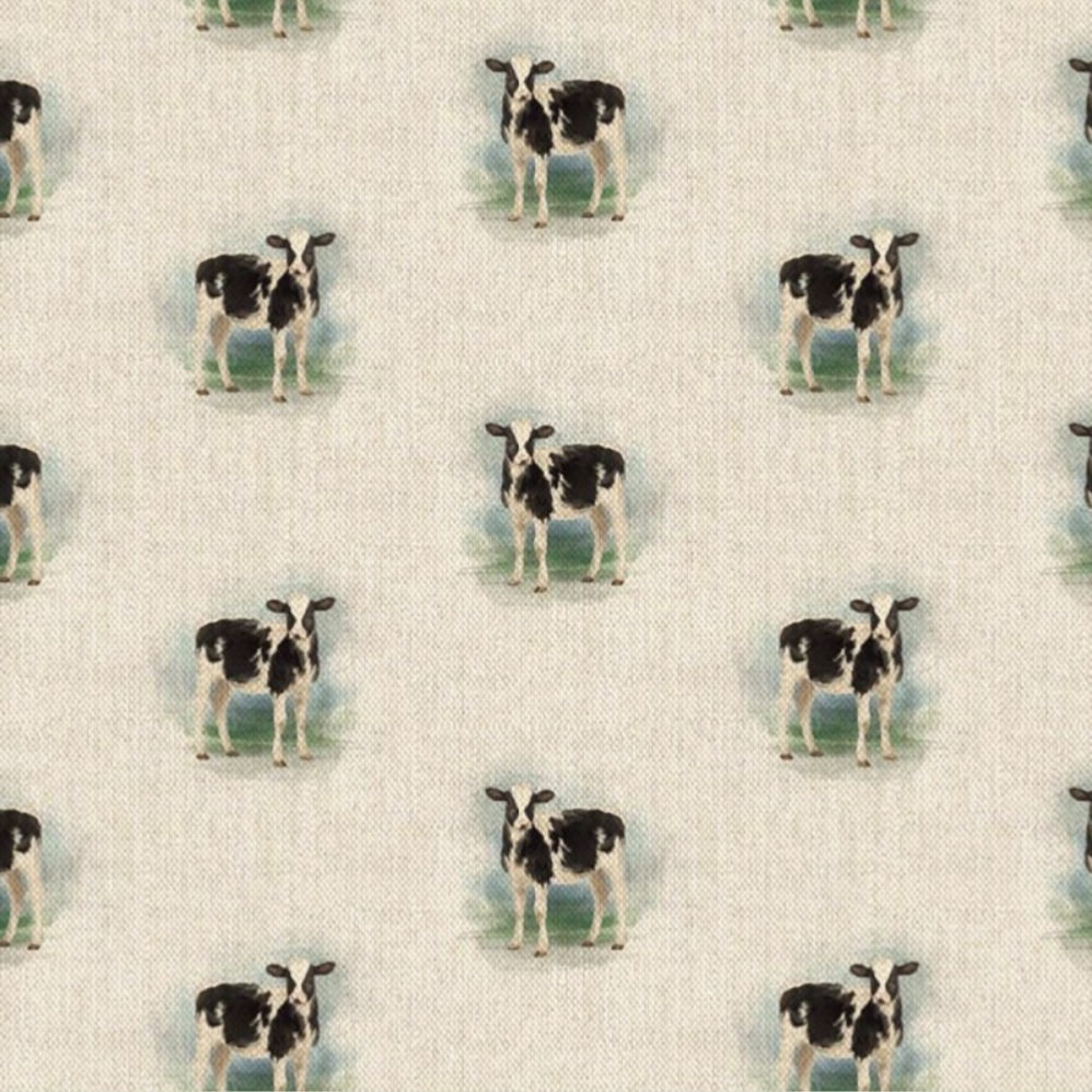 Cotton Rich Panel/All Over - Cushion/Bag Fronts - Cow