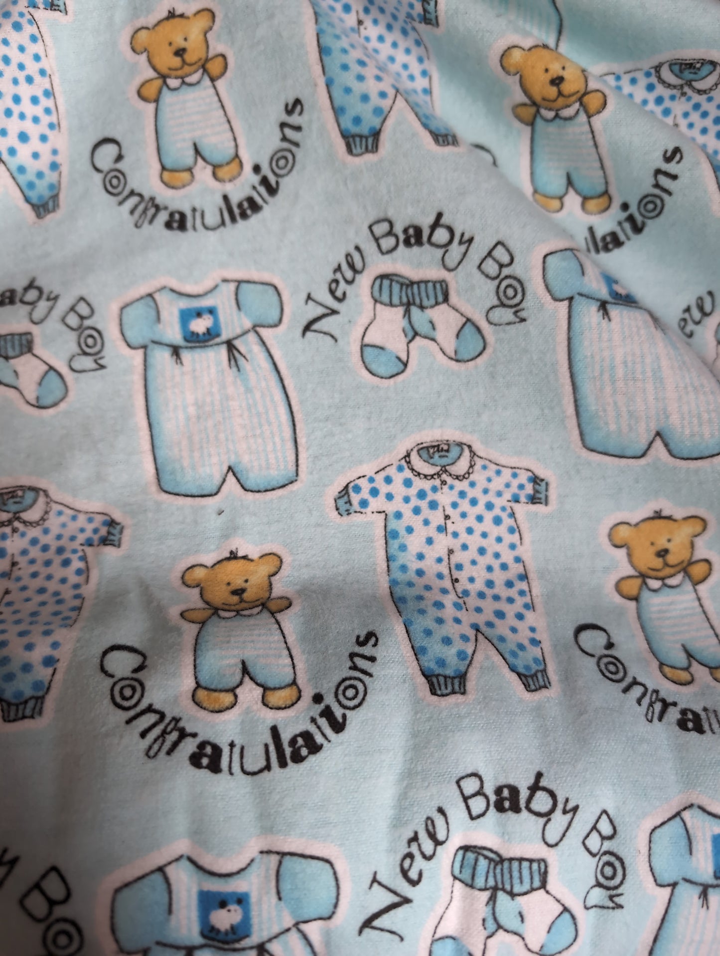 Baby boy winceyette/brushed cotton