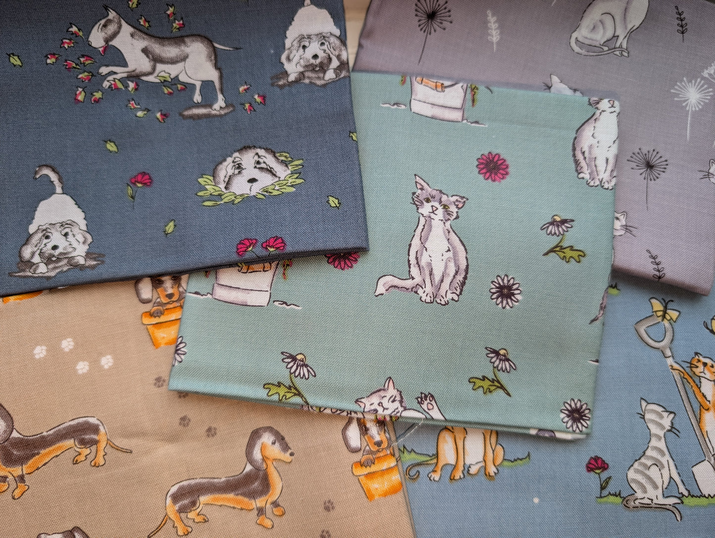 Debbie Shore Pets Fat Quarters