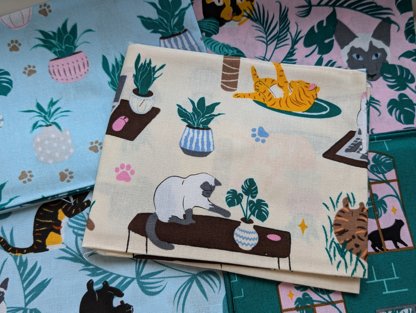 Curious Cats Fat Quarters