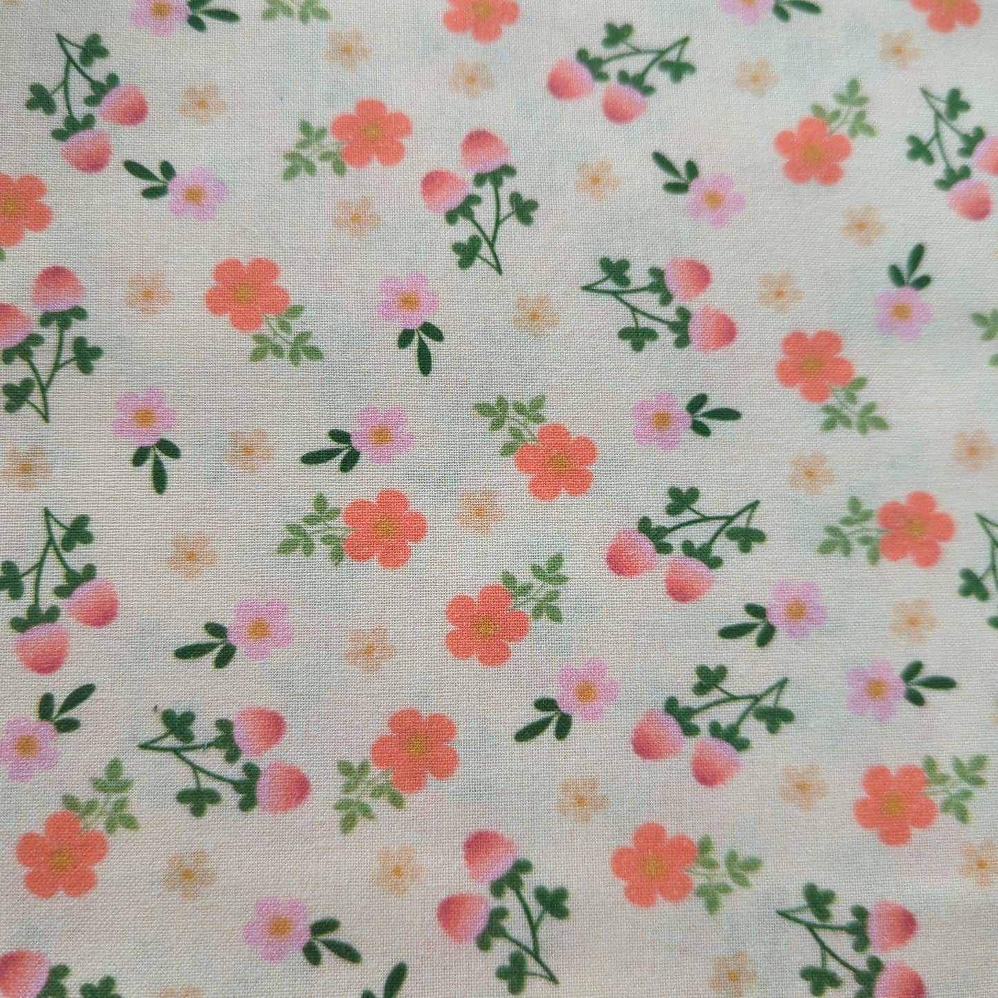 Beautiful Florals Peach - craft Cotton co