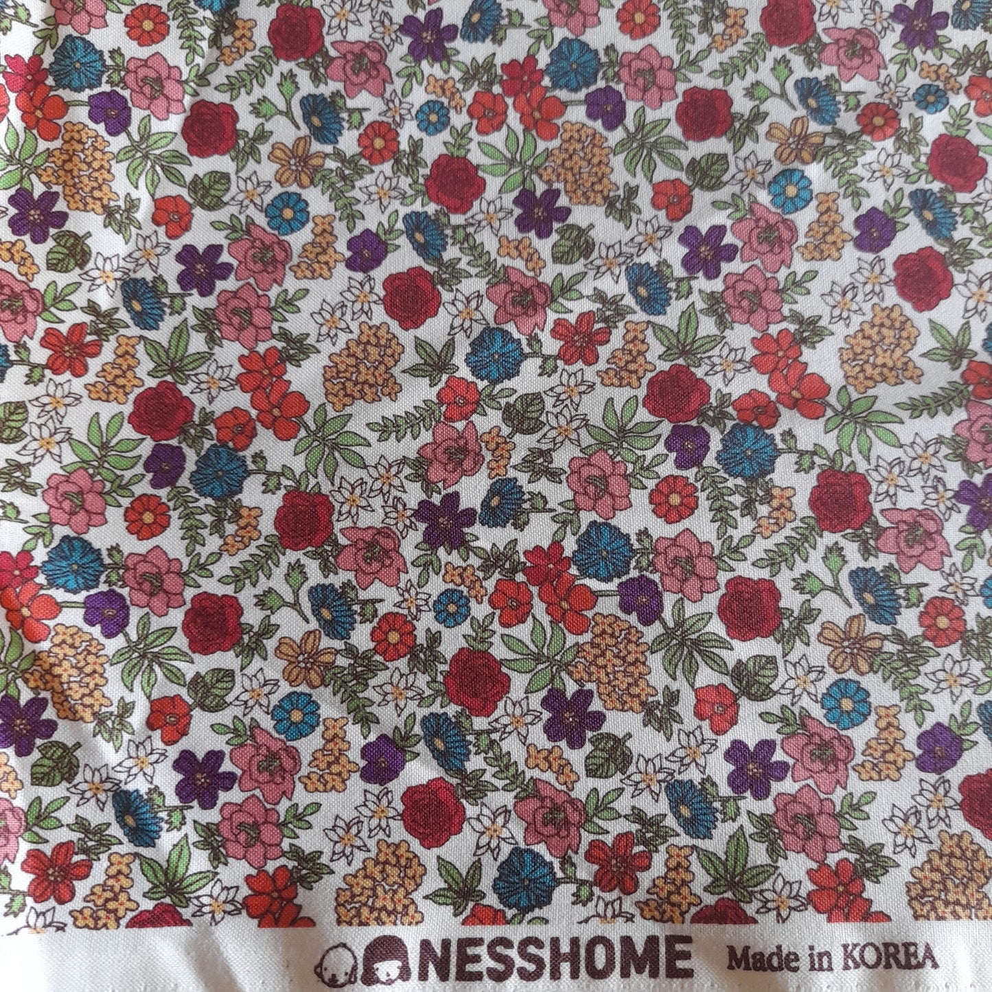 Piece 11 : Ann's Garden for Nesshome fabrics .