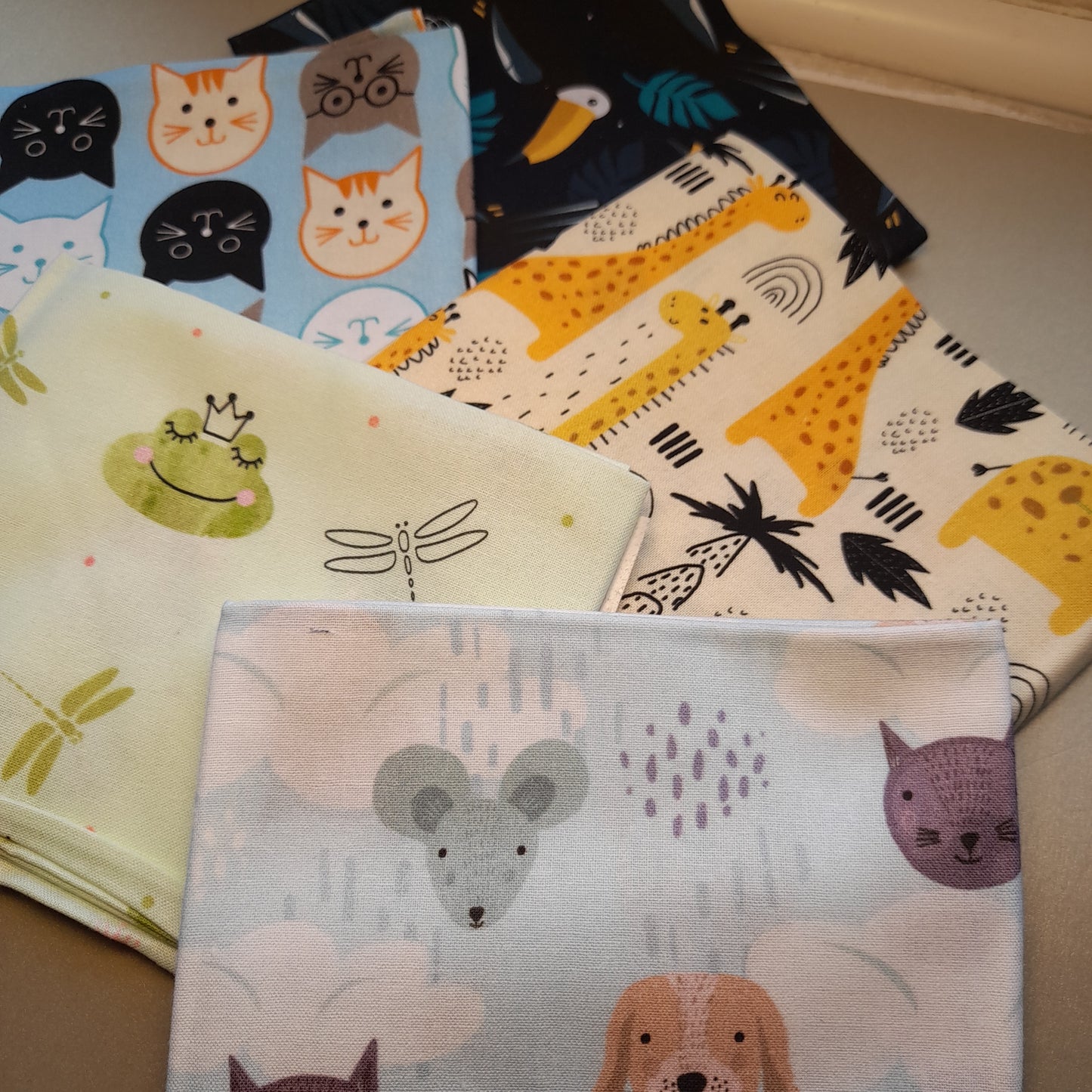 Fat Quarters : Animals Delight .