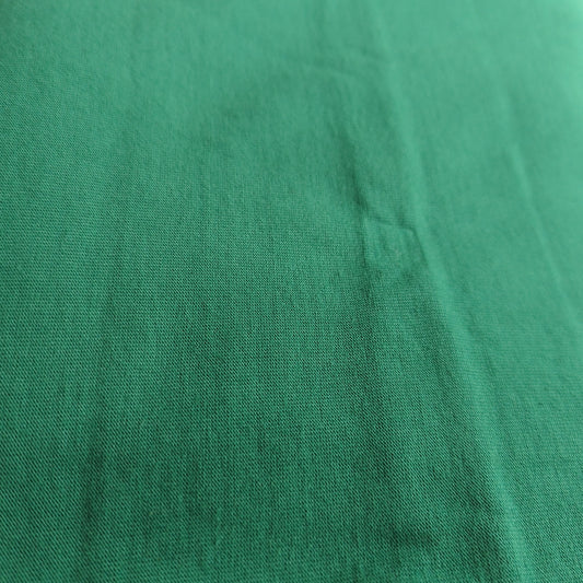 Plain cotton jersey knit piece - dark emerald , price is for a 2m piece .