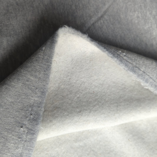 Light grey sweatshirt cotton fleece . Price is for a 2m piece .