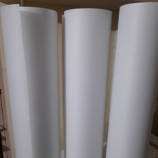 Fusible interfacing , sold by the metre .