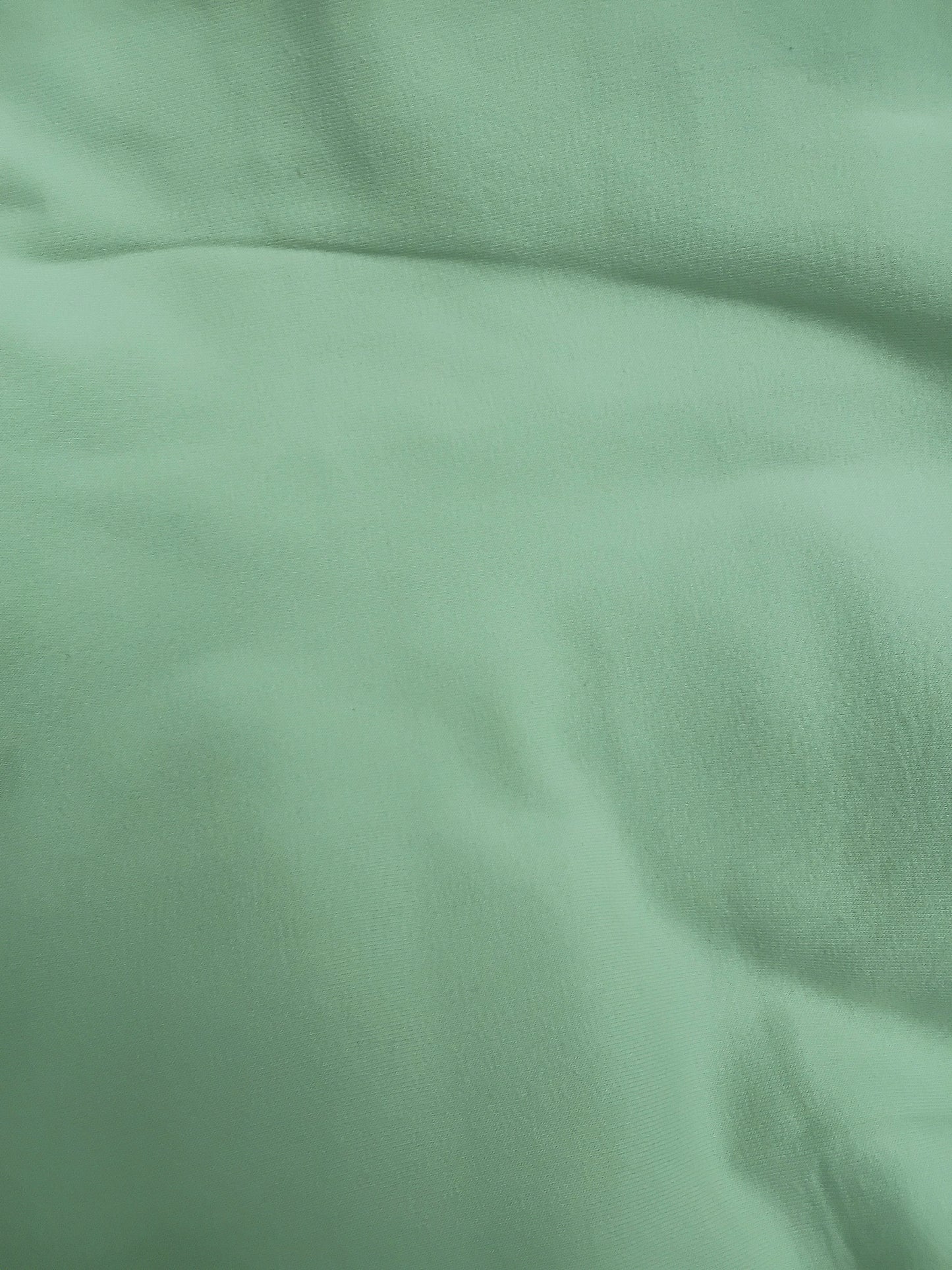 Plain cotton jersey knit piece - Light Green , price is for a 2m piece .
