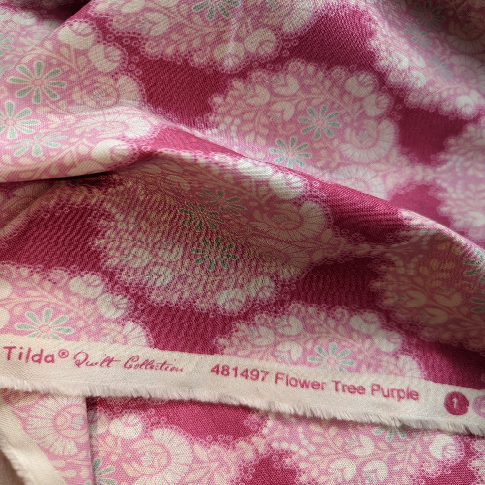 Tilda Flower Tree Purple