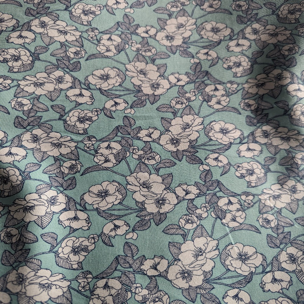 Rose & Hubble - Mint Floral