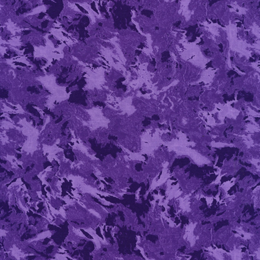 Wild Waves Cotton Blender - Purple