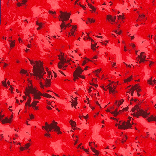 Wild Waves Cotton Blender - Scarlet