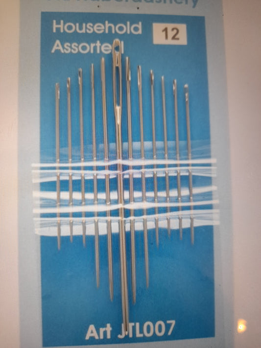 4 Cards of Household assorted needles